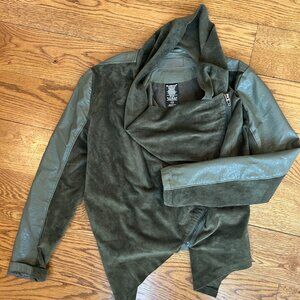 BlankNYC Maternity Faux Leather Jacket XS